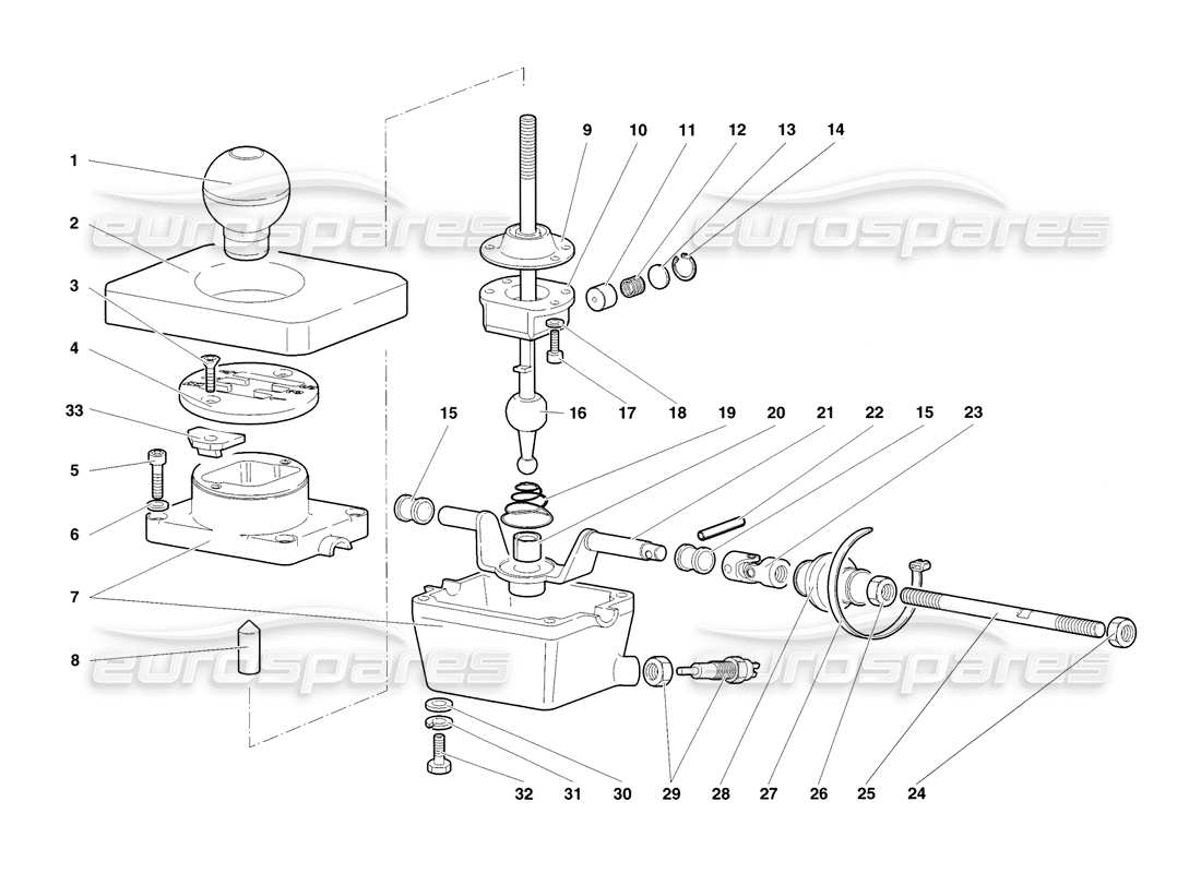 a part diagram from the lamborghini diablo parts catalogue