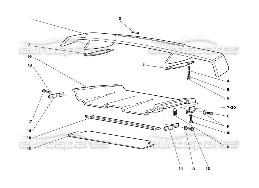 a part diagram from the Lamborghini Diablo 6.0 (2001) parts catalogue