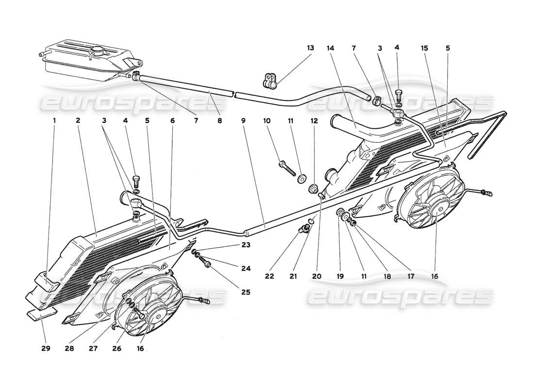 a part diagram from the lamborghini diablo 6.0 (2001) parts catalogue