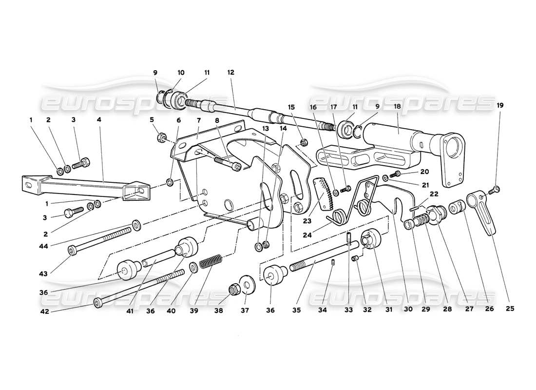 a part diagram from the Lamborghini Diablo 6.0 (2001) parts catalogue
