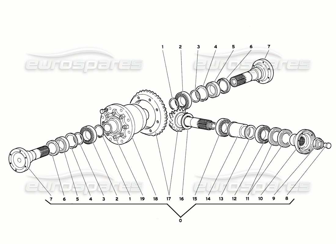 a part diagram from the lamborghini diablo 6.0 (2001) parts catalogue