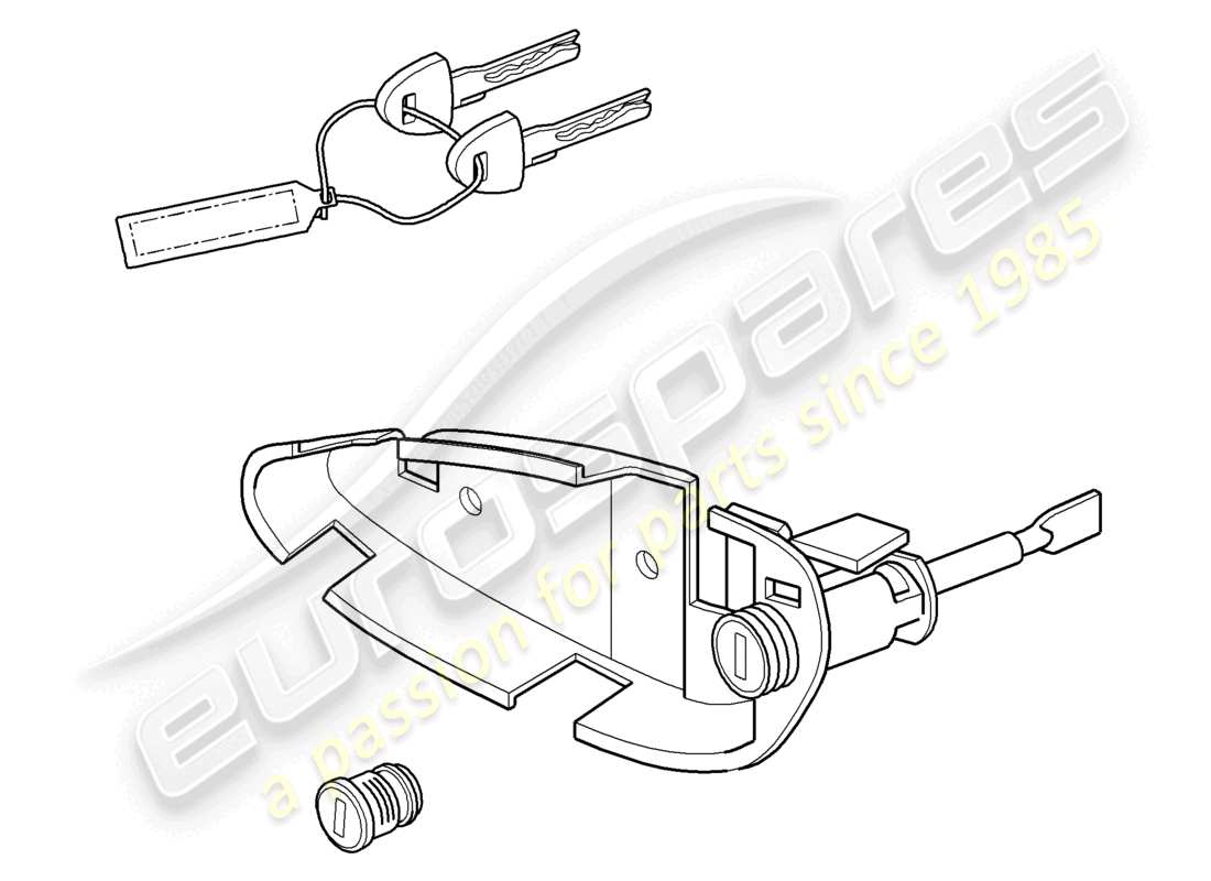 a part diagram from the porsche 2006 (987 cayman) parts catalogue