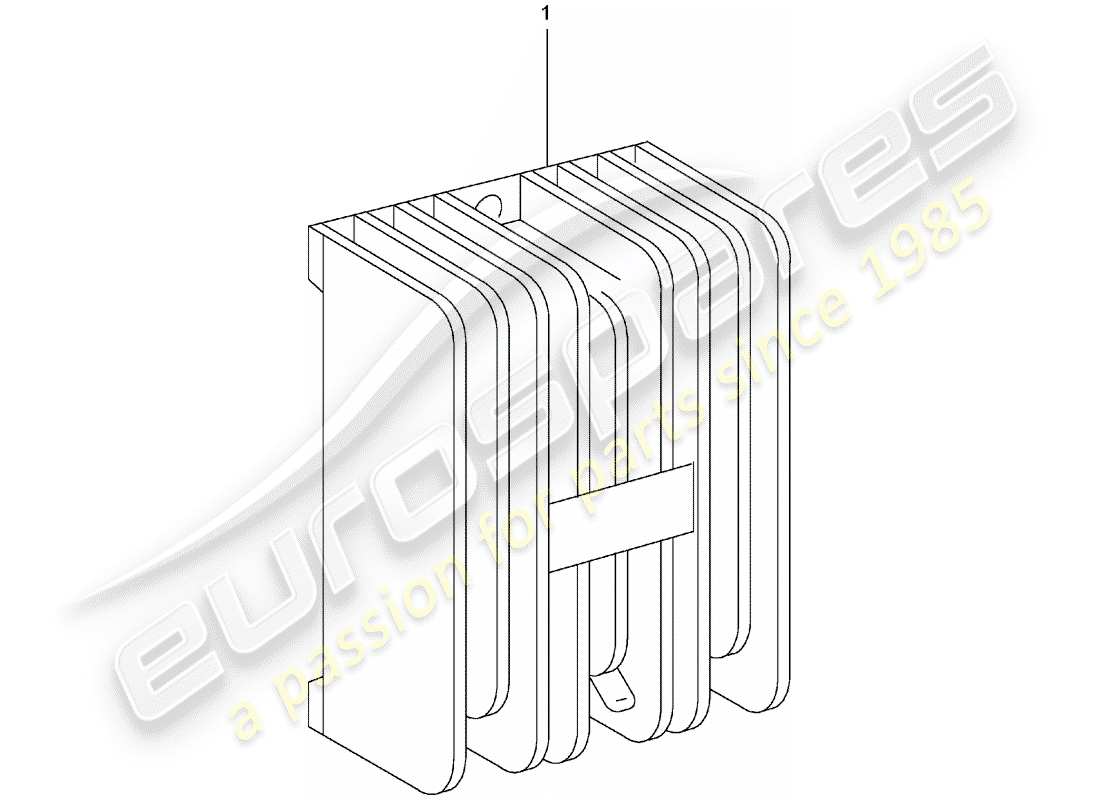 a part diagram from the porsche 1971 (refurbished and exchange catalogue) parts catalogue