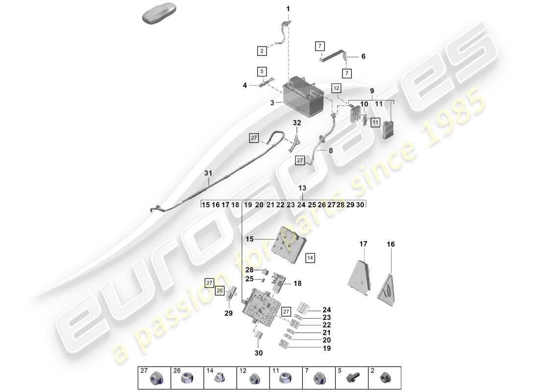 part diagram containing part number paf015082a