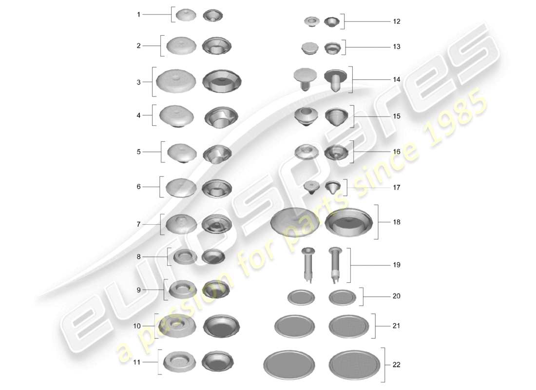 a part diagram from the porsche 2018 (991-2) parts catalogue
