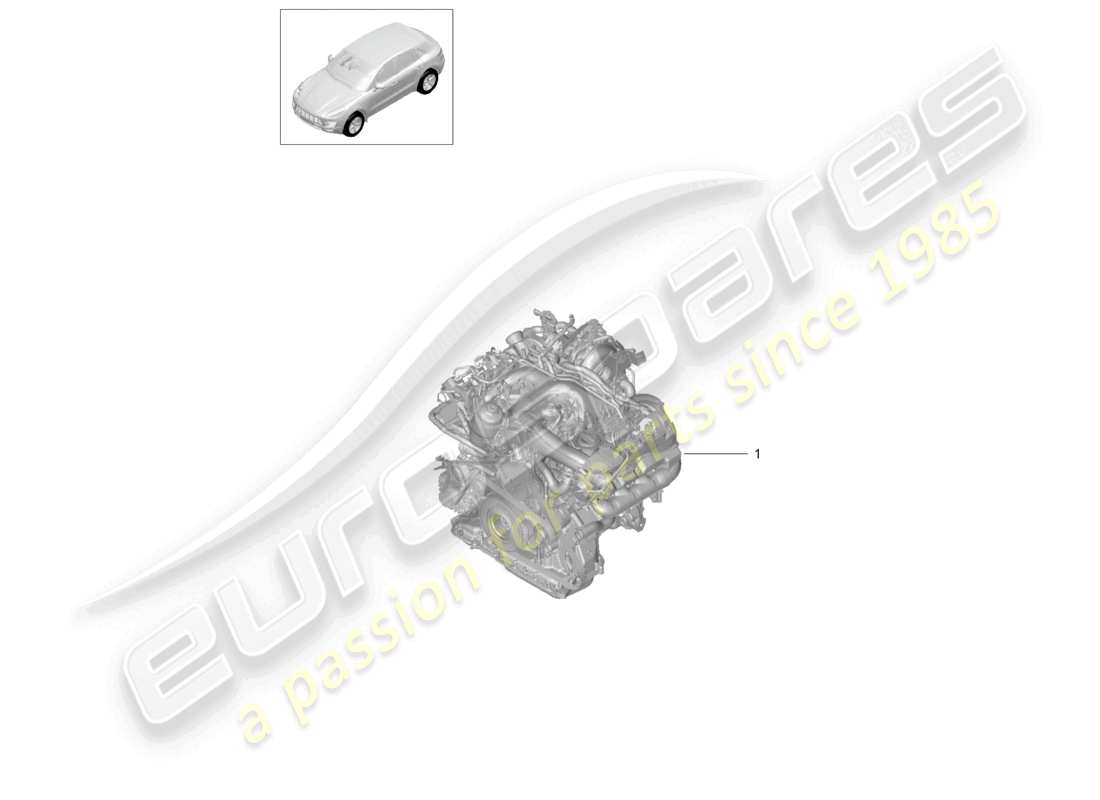 a part diagram from the porsche macan parts catalogue
