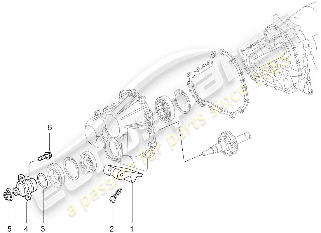 porsche 2003 (996) tiptronic - - 4 wheel drive part diagram
