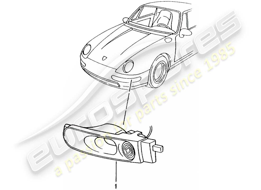 porsche 1999 (tequipment) cooling air system parts diagram