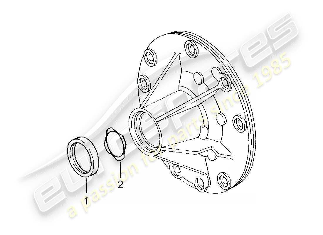 porsche 2001 (986 boxster) tiptronic oil pump parts diagram