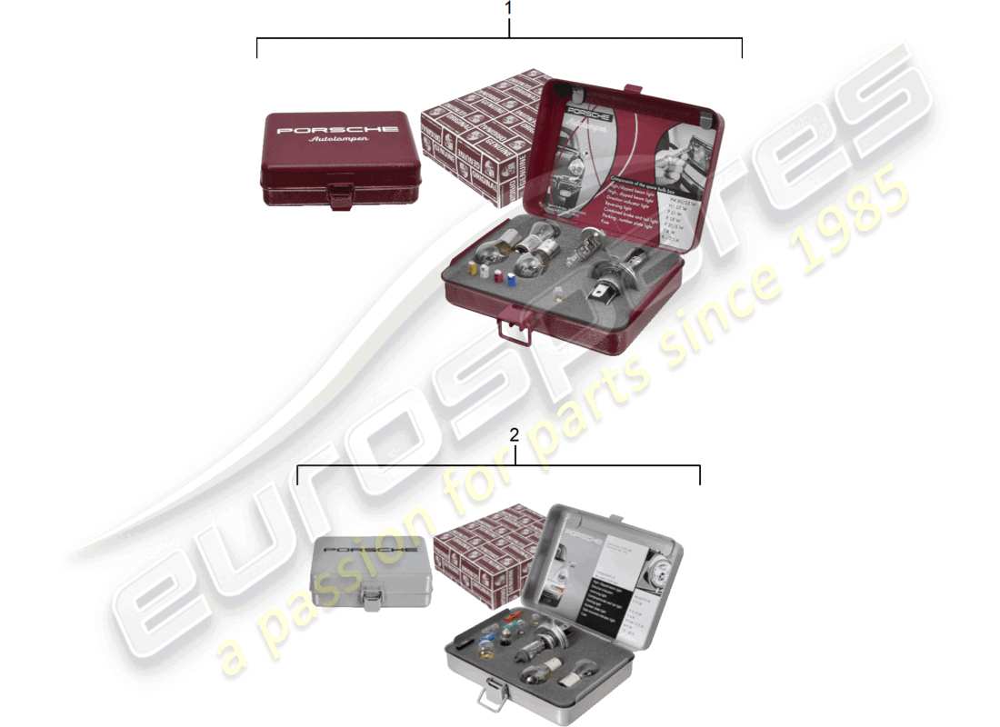 porsche 2007 (cayenne e1 9pa) lamp replacement box porsche classic part diagram