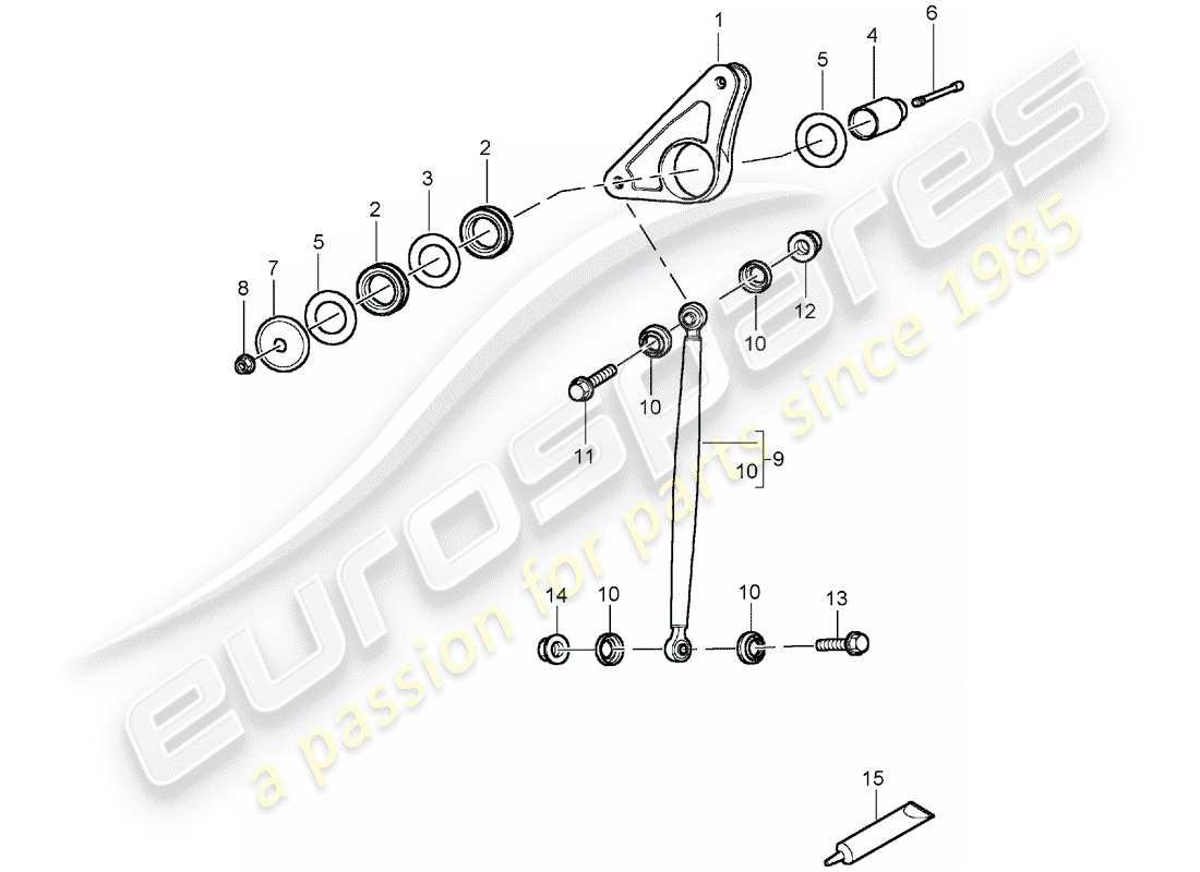 a part diagram from the porsche 2006 (carrera gt) parts catalogue