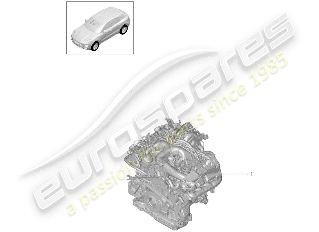 porsche 2017 (macan) replacement engine included clutch plate - pdk - part diagram
