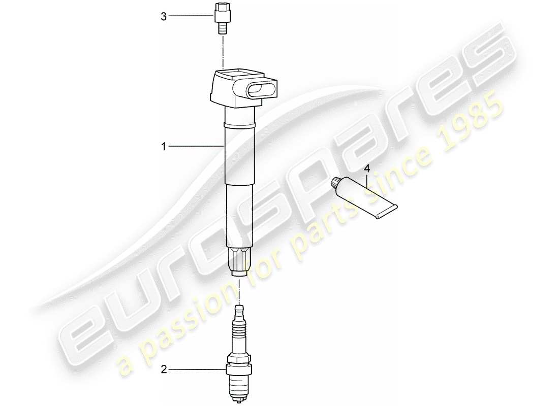 porsche 2018 (cayenne e2 92a) ignition system d >>- mj 2014 part diagram