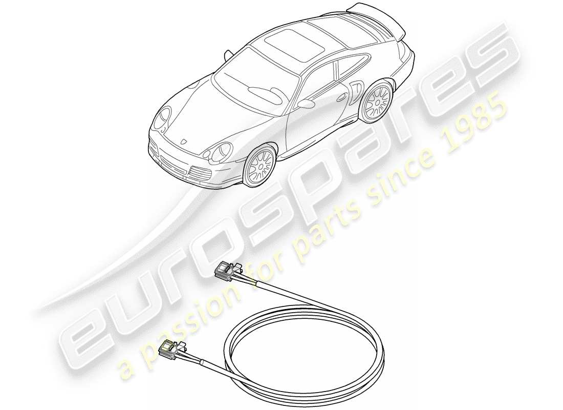 porsche 2004 (996 turbo / gt2) light fibre optic - d - mj 2003>> part diagram