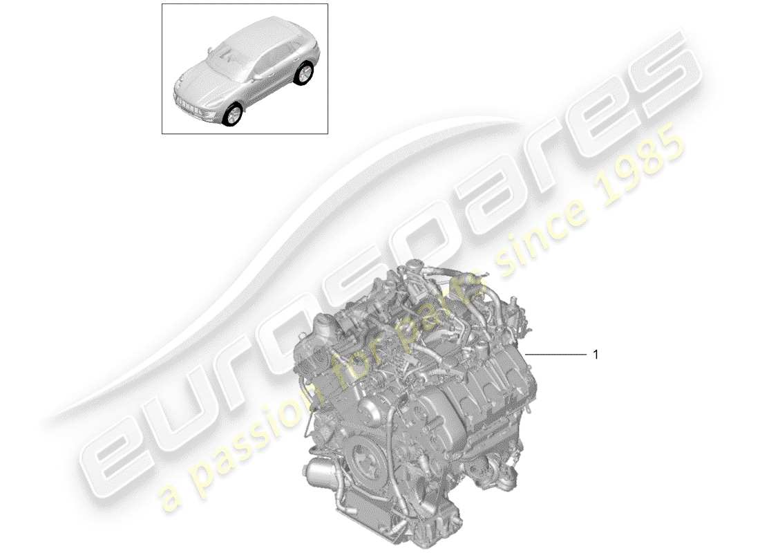 porsche 2014 (macan) replacement engine but without: clutch plate - pdk - a/c compressor parts diagram
