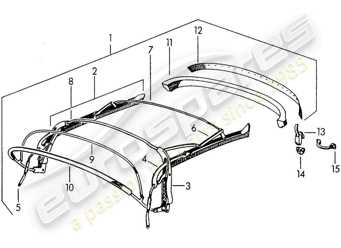 VIEW PARTS DIAGRAMS FROM THE PORSCHE 356 PARTS CATALOGUE a part diagram from the porsche 356 parts catalogue