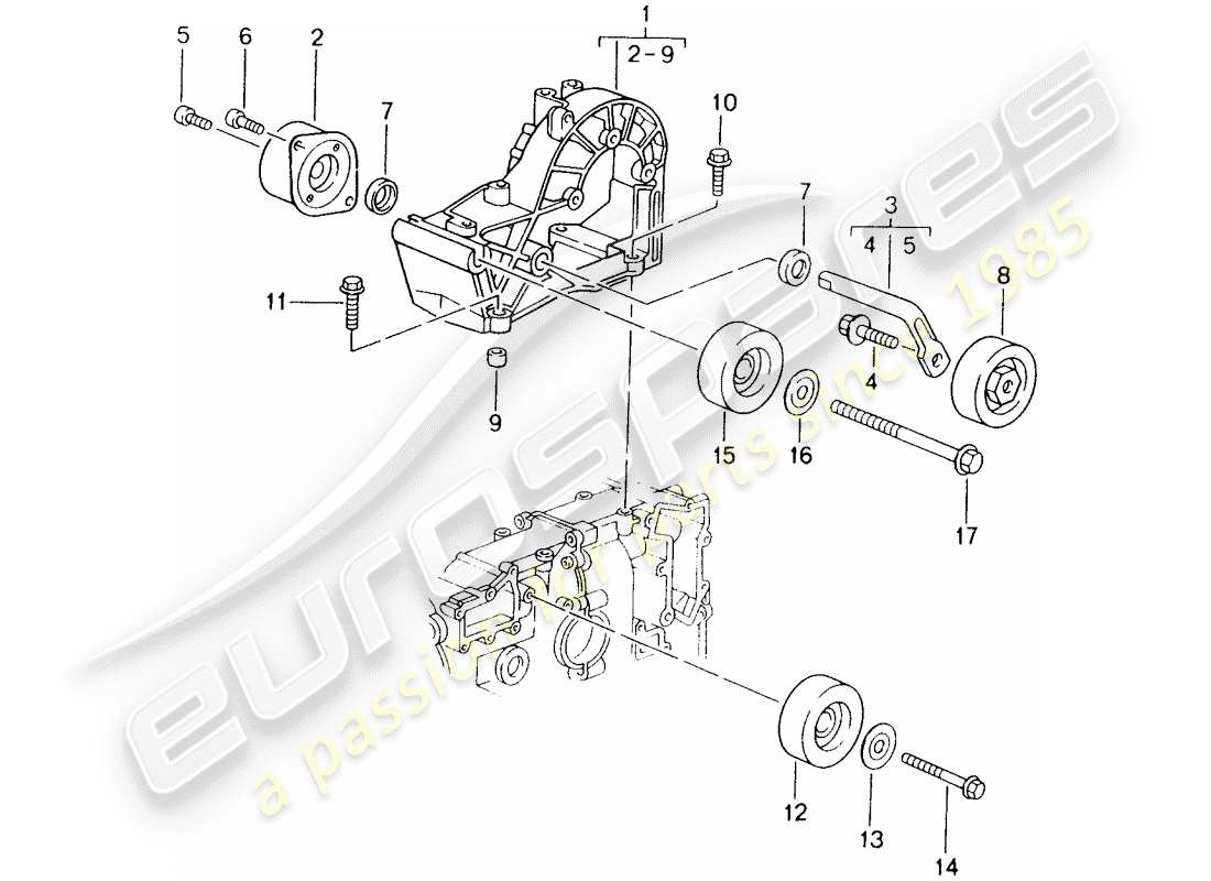 VIEW PARTS DIAGRAMS FROM THE PORSCHE 996 PARTS CATALOGUE a part diagram from the porsche 996 parts catalogue