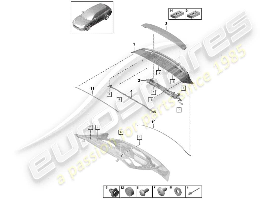 part diagram containing part number n0162061