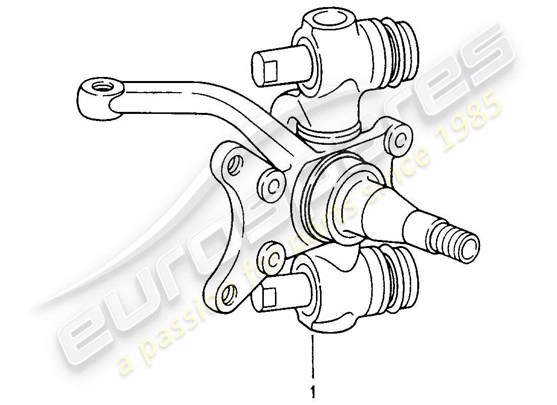 a part diagram from the porsche 2012 (refurbished and exchange catalogue) parts catalogue