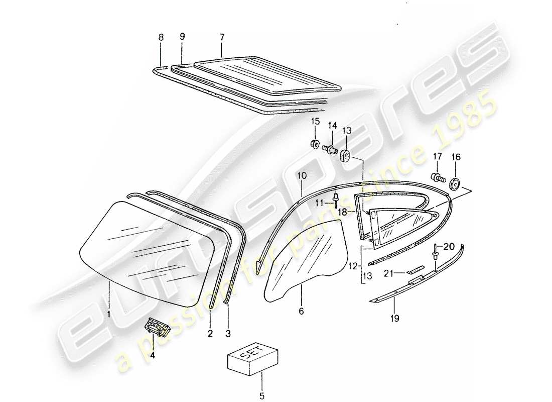 VIEW PARTS DIAGRAMS FROM THE PORSCHE 996 PARTS CATALOGUE a part diagram from the porsche 996 parts catalogue
