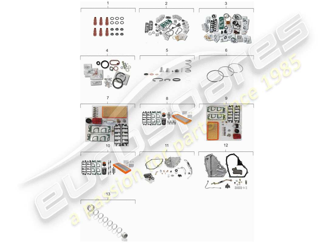 a part diagram from the porsche 1983 (911) parts catalogue