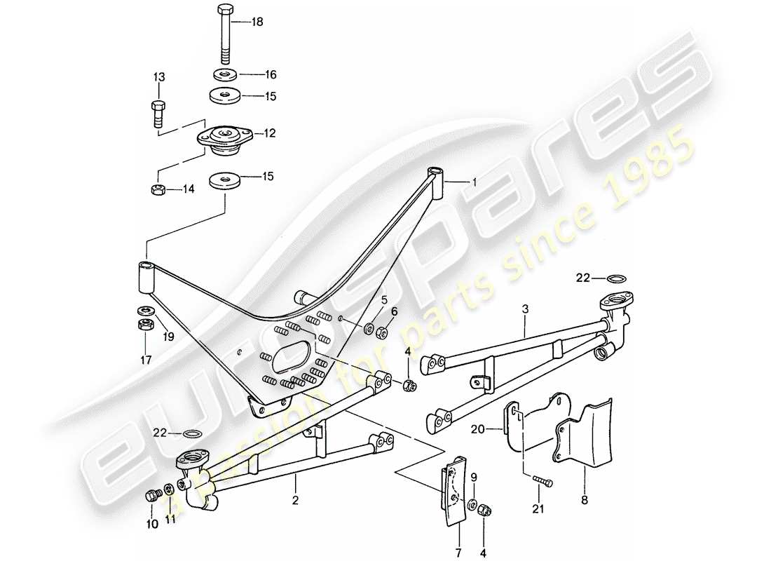 a part diagram from the porsche 1988 (959) parts catalogue