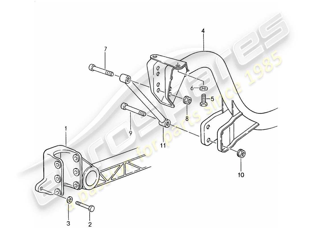 a part diagram from the porsche 1987 (959) parts catalogue