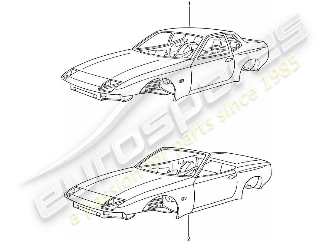 a part diagram from the porsche 1990 (944) parts catalogue