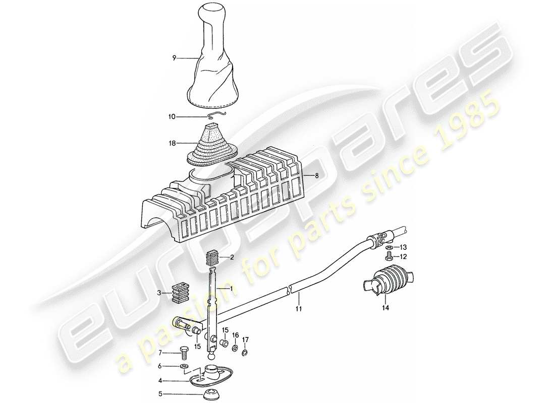 a part diagram from the porsche 959 parts catalogue