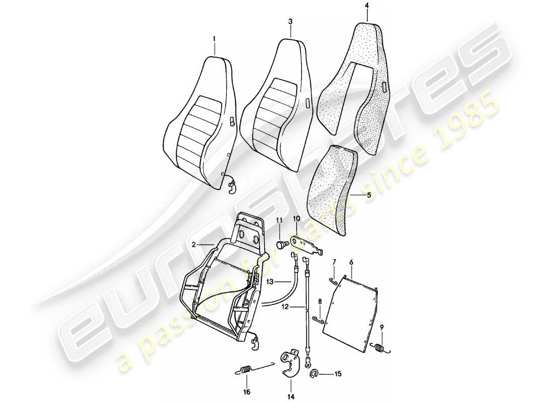 a part diagram from the porsche 1978 (911) parts catalogue