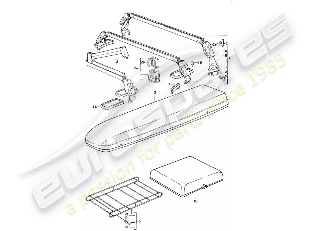 a part diagram from the porsche 928 parts catalogue