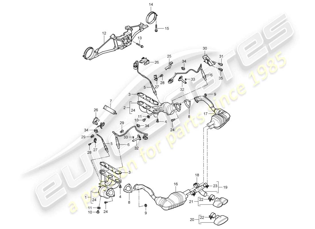 part diagram containing part number 99950707540