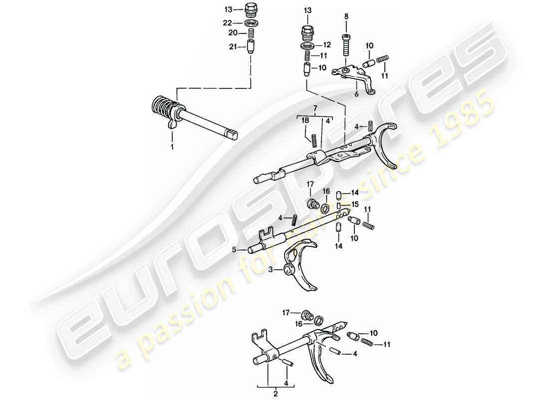 VIEW PARTS DIAGRAMS FROM THE PORSCHE 944 PARTS CATALOGUE a part diagram from the porsche 944 parts catalogue