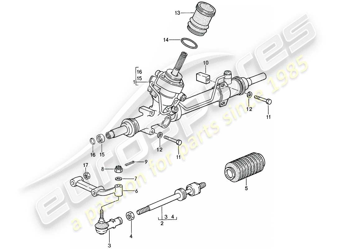 VIEW PARTS DIAGRAMS FROM THE PORSCHE 959 PARTS CATALOGUE a part diagram from the porsche 959 parts catalogue