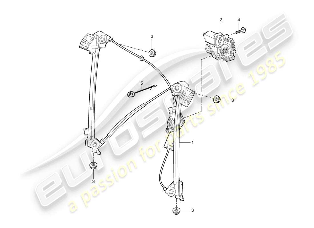 a part diagram from the porsche 2006 (987 cayman) parts catalogue