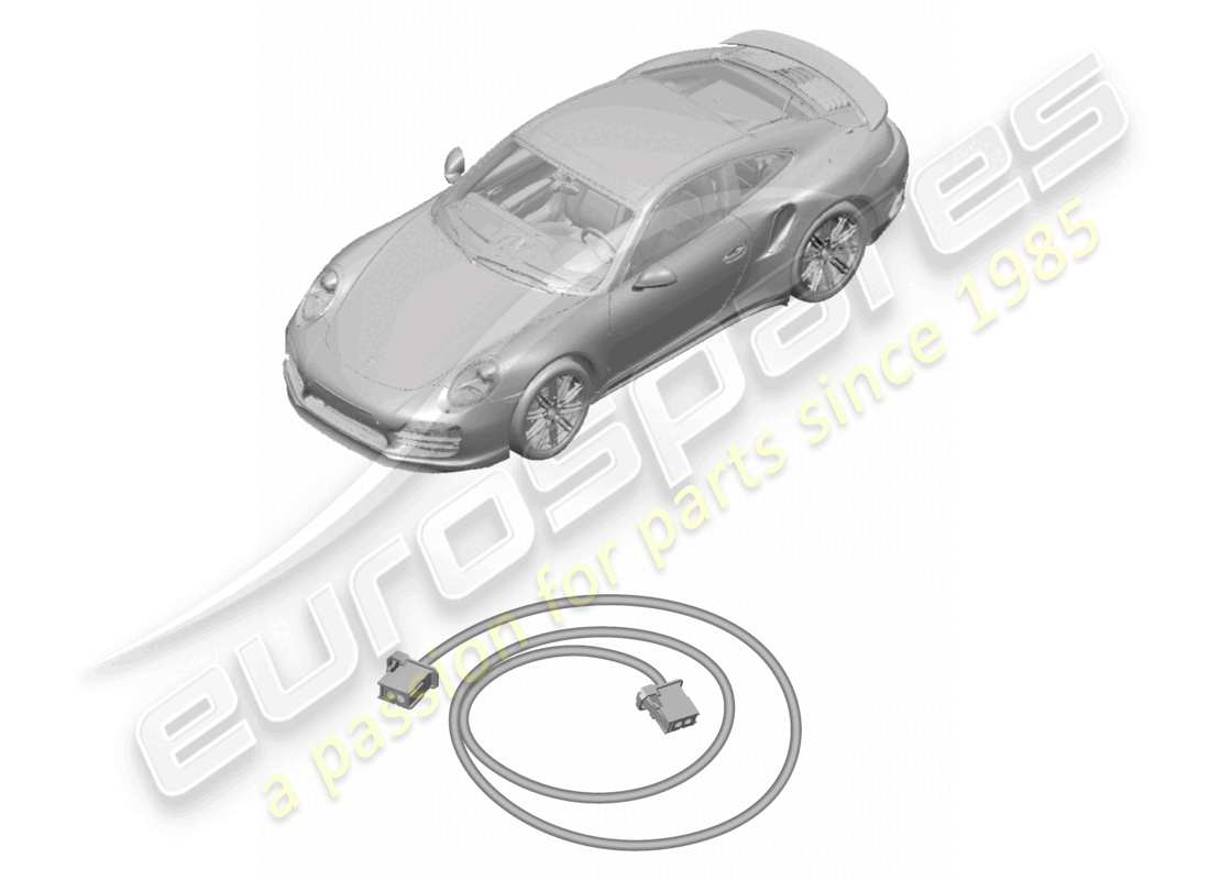a part diagram from the porsche 991 parts catalogue
