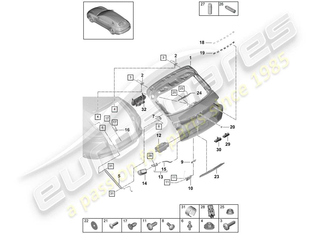 part diagram containing part number n91096703