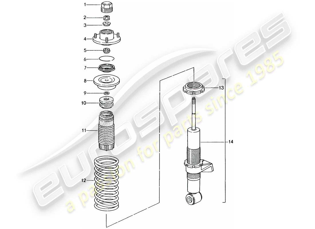 a part diagram from the porsche 1995 (993) parts catalogue