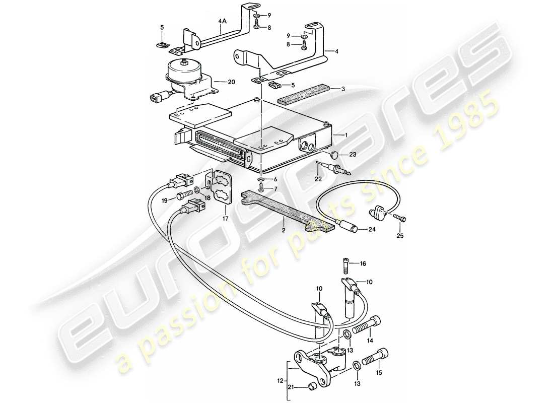 VIEW PARTS DIAGRAMS FROM THE PORSCHE 944 PARTS CATALOGUE a part diagram from the porsche 944 parts catalogue