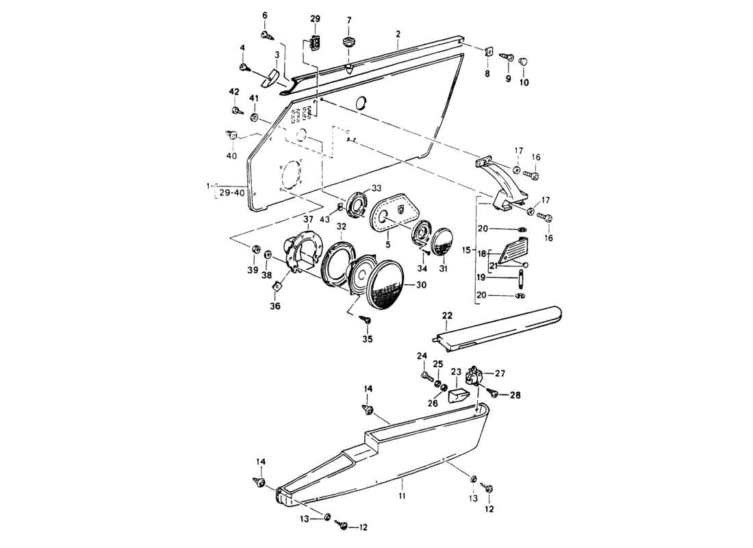 a part diagram from the porsche 964 parts catalogue