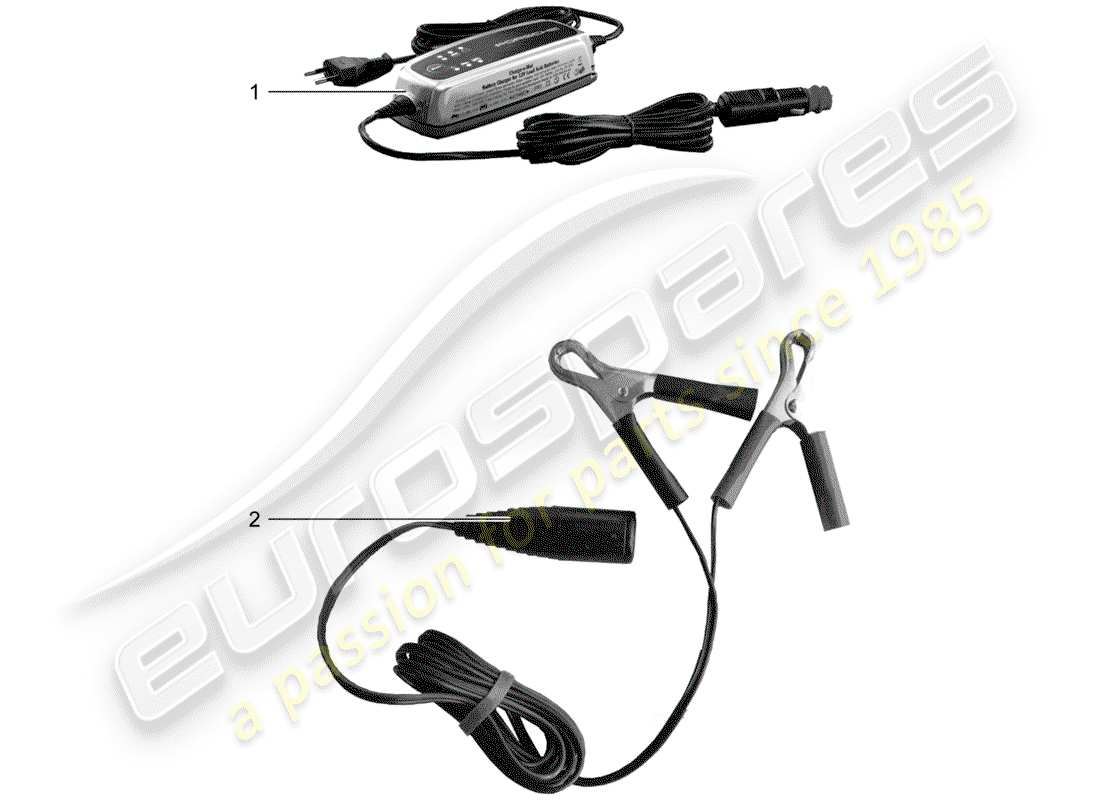 a part diagram from the porsche 2010 (tequipment) parts catalogue