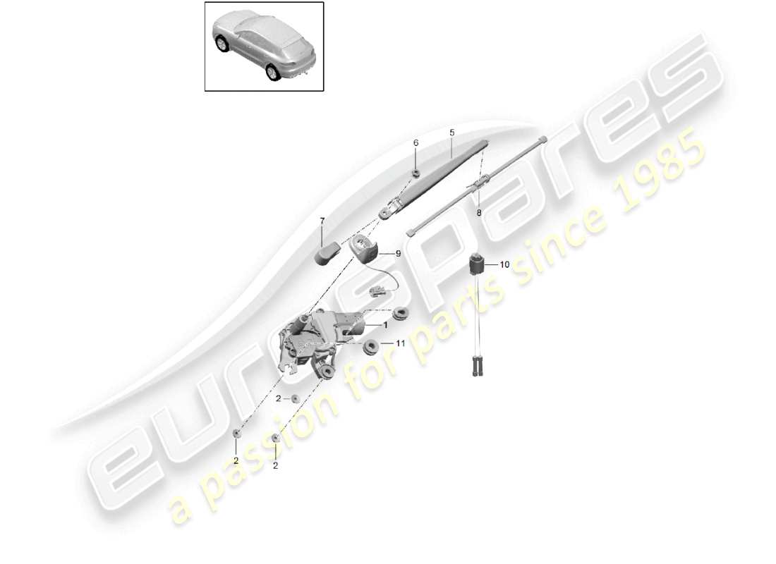 part diagram containing part number n0116964