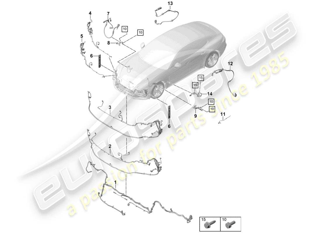 part diagram containing part number n 10158605