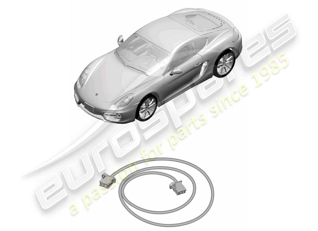 a part diagram from the porsche cayman parts catalogue