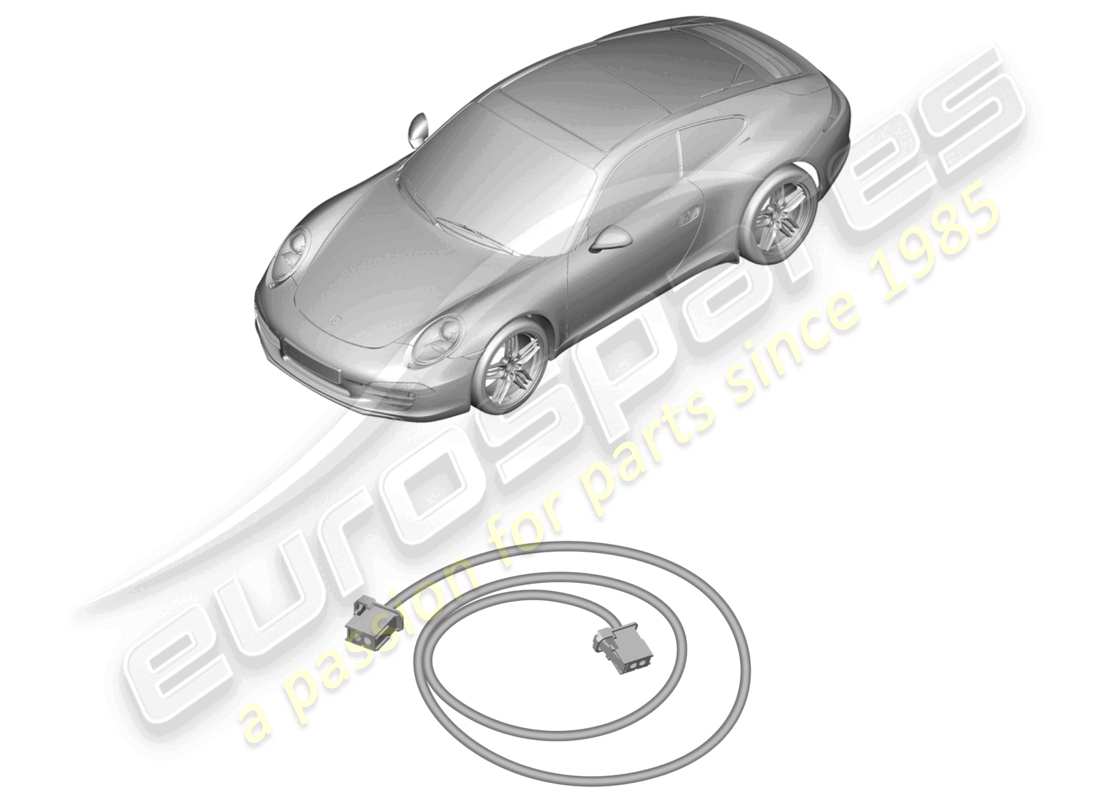a part diagram from the porsche 991 parts catalogue