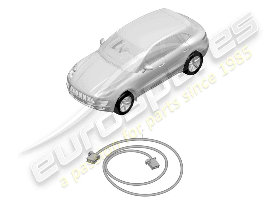 a part diagram from the porsche 2014 (macan) parts catalogue