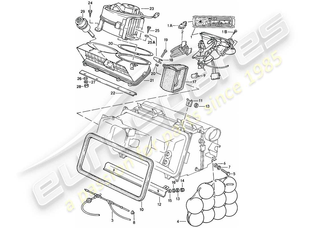 a part diagram from the porsche 1978 (928) parts catalogue