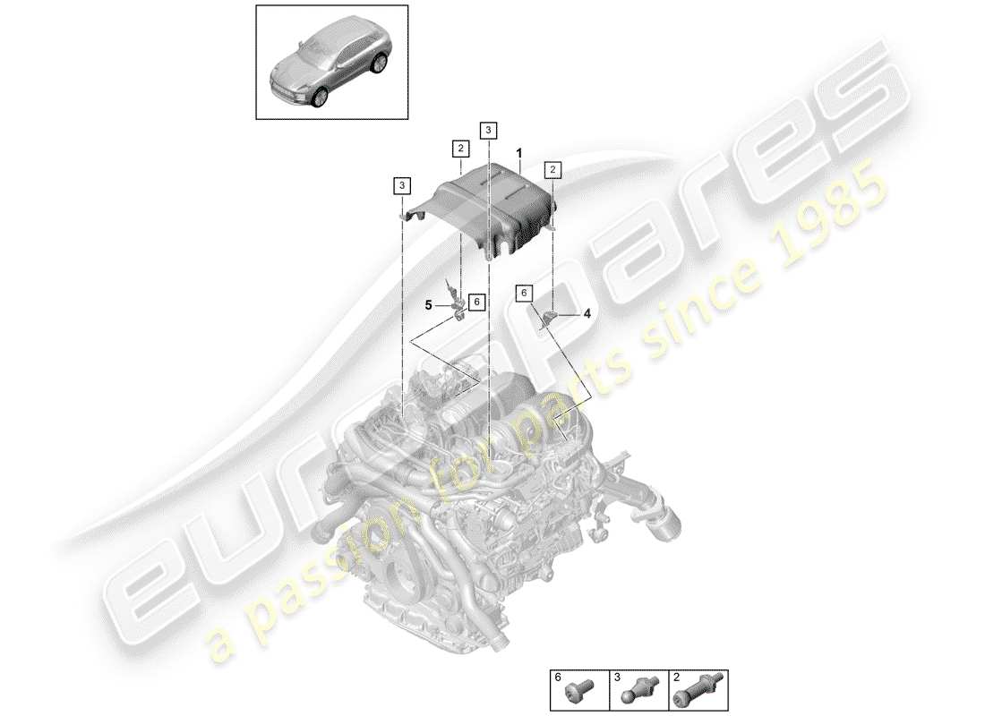 part diagram containing part number 95b119607c