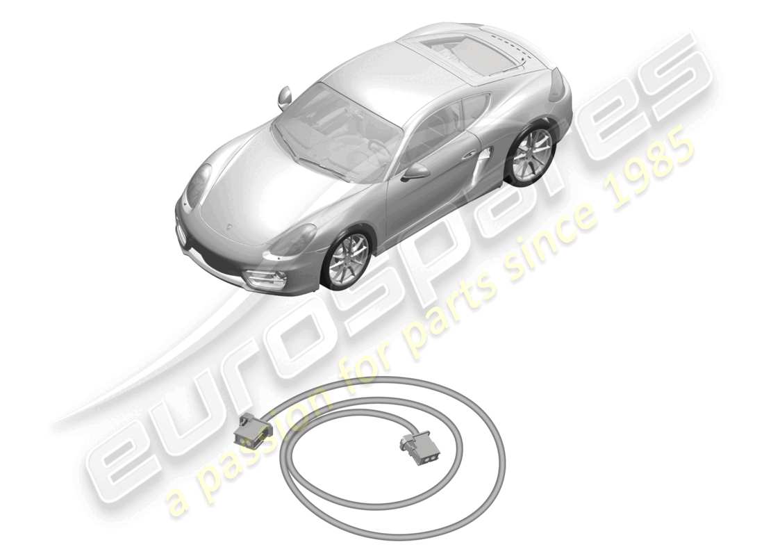 a part diagram from the porsche 2016 (981 cayman) parts catalogue