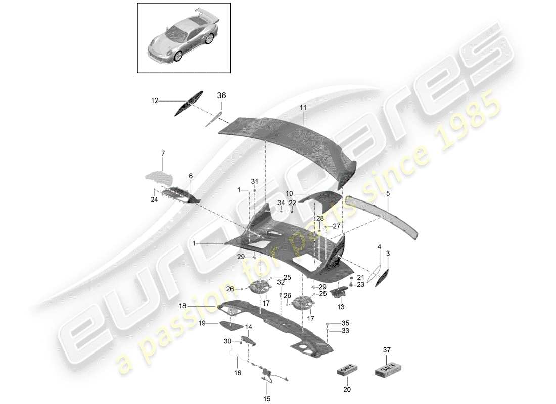 part diagram containing part number 99151264580